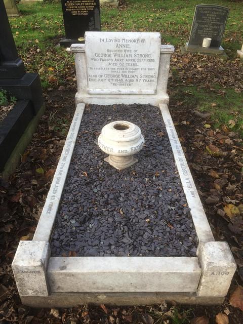 Annie Strong grave