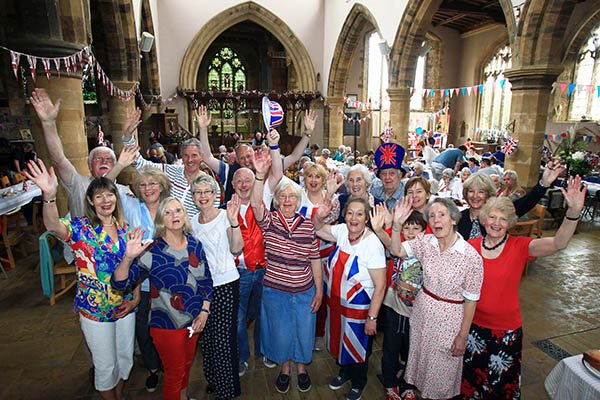 Wendy Burrows, who organised the occasion, and her team of helpers