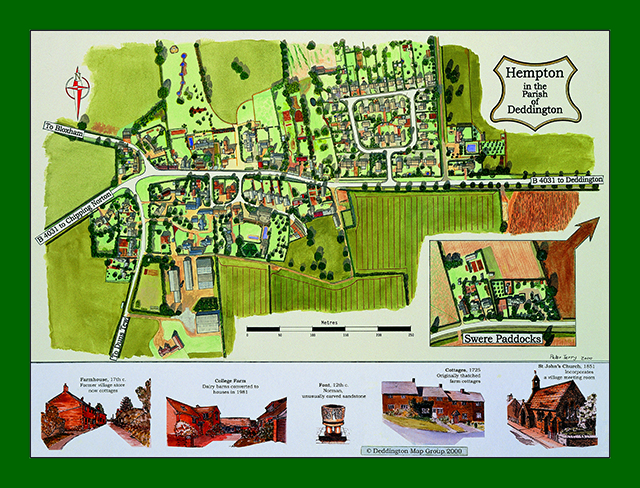 Hempton map for Map Group Millennium Map 2000