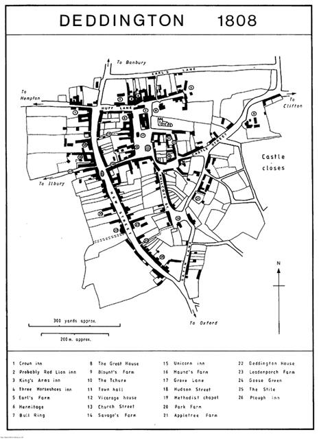 Deddington Map1808