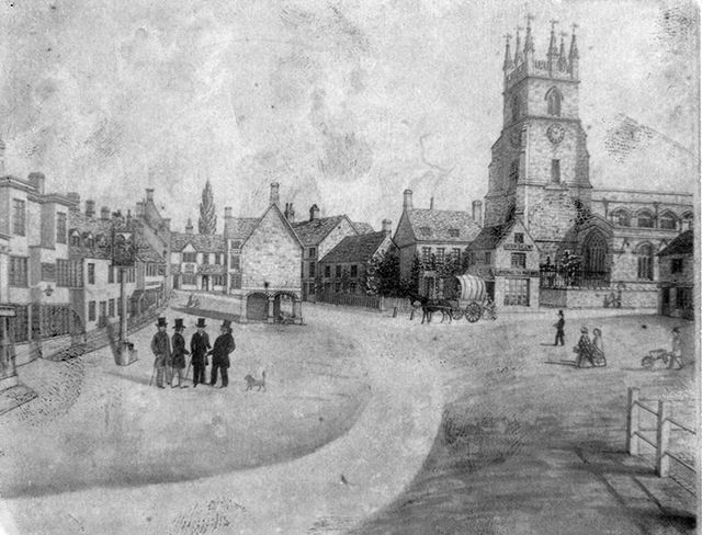 The earliest picture of the Market Place