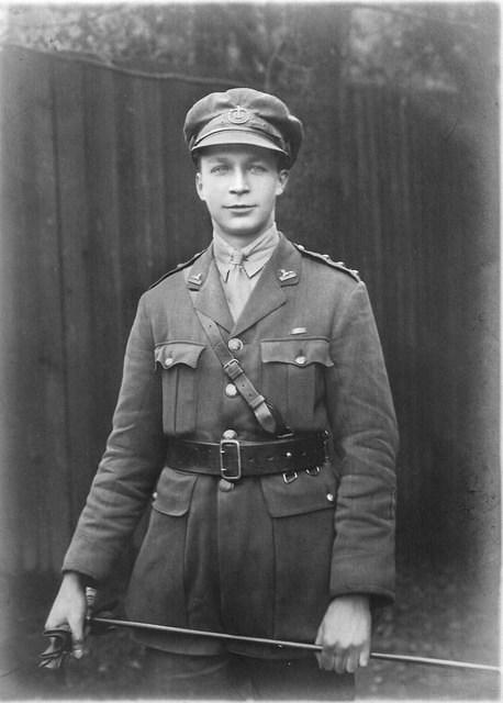 Captain Geoffrey Bowler in The Dorsets in WWI