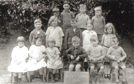 Tom Garrett at Clifton School 1926