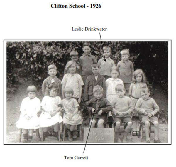 Clifton School 1926 with names