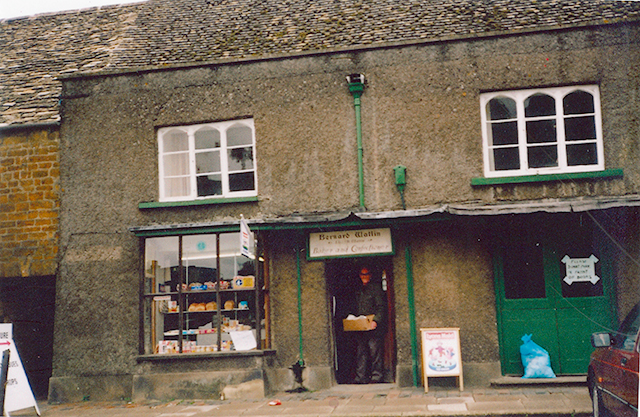 Shop front and bakery doors