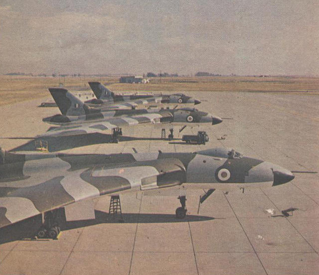 Vulcans at standby on apron