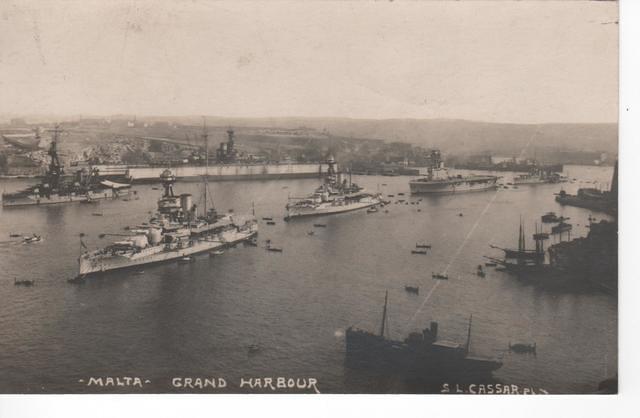 Post Card of Malta Grand harbour