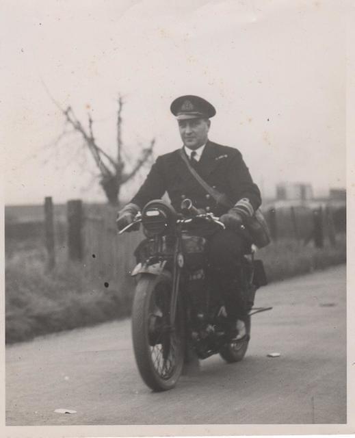 Walter Higham on his way to anti gas school in 1939