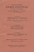 Deddington Deanery Hymn Festival, 1936, in Broughton