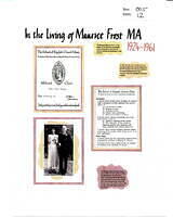 Leaflet on Maurice Frost