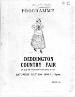 Country Fair 1938 programme