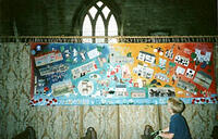 Craft Club tapestry at the Pud'n'Pie Fair 1994