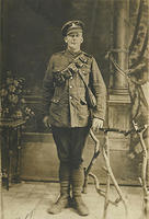 David Bliss in WWI Royal Artillery uniform