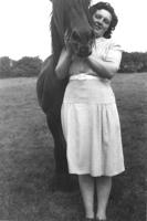 Mary Wallin and her horse