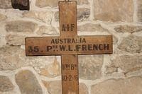 Pte William Loder French - Cross