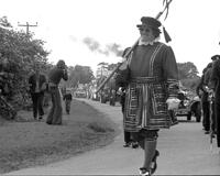 Beefeater and parade of floats