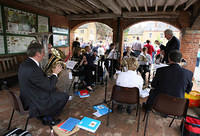 Deddington Brass accompaniment to the parade