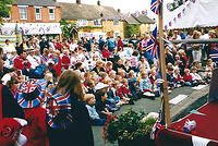 Deddington children being entertained