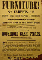Flyer for Churchills Cash Stores, no date
