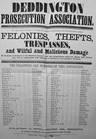 Deddington Prosecution Association members, 1880s