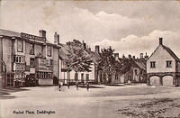 Market Place, Unicorn and Town Hall 1905