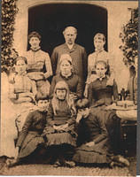 Dr Edward  William Turner & family - circa 1880