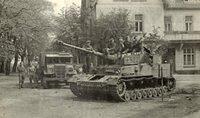 captured German Mk IV tank 1944/45
