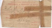 Jack Malcher birth certificate