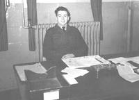 1953 Don at his desk on National Service