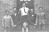 Family group in front of No 5 Hempton Road - 1941/42