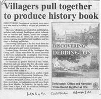 Discovering Deddington published