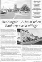 Deddington - a town when Banbury was a village