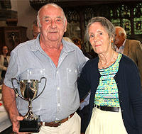 Overall Show Winner, Gordon Hands, with Joan Wright
