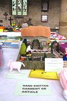 The knitted cottage in the Crafts section