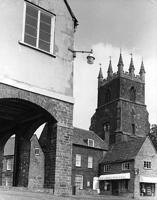 An iconic view of the Town Hall and Church Tower