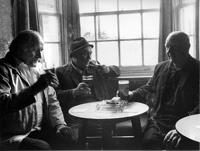 Tony Vincent, Sid Canning and Ernie Taylor in the Crown & Tuns