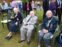 Ex WWII VIPs view the parade