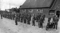 Home Guard lined up outside the primary school,  HG16