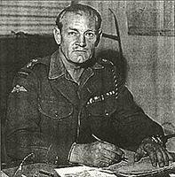 Jack Churchill - frontis picture to rex King-Clark's book 'Unlimited Boldness'