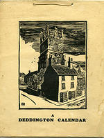 1937 Deddington Calendar cover