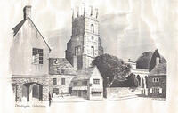 Alan Course sketch of church